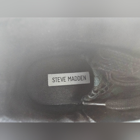 Steve Madden Allie Green Multi Embroidered High-Top Sneakers Size 8 women's - Picture 10 of 10